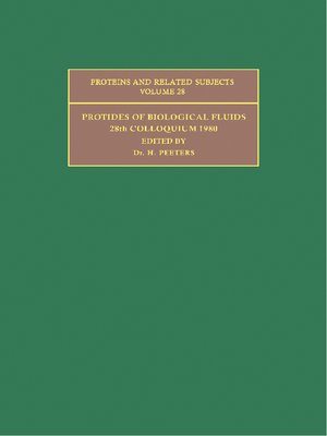 cover image of Protides of the Biological Fluids